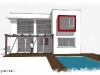 Vivienda en Rúa Fornos, Oleiros (infografía)