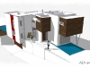 Vivienda en Rúa Fornos, Oleiros (infografía)