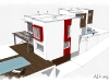 Vivienda en Rúa Fornos, Oleiros (infografía)