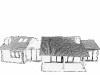 Vivienda en Porzomillos, Oza dos Ríos (maqueta)