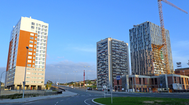 Cual de estas tres edificaciones es VPO?