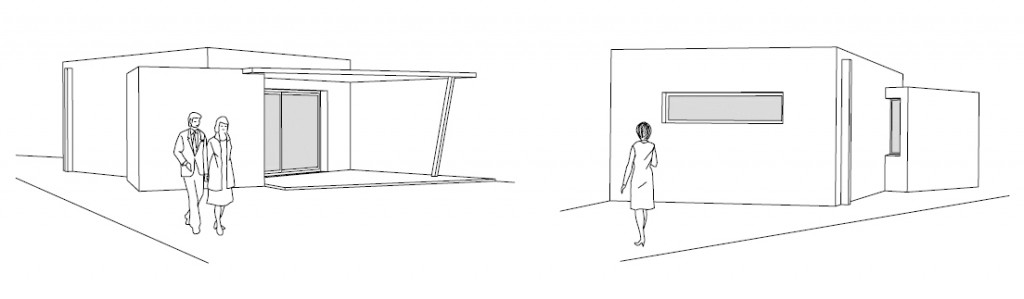 Edificación auxiliar Mera - Perspectivas