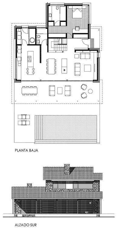 Vivienda unifamiliar Chao da Aldea, finca BC-R, Cabanas