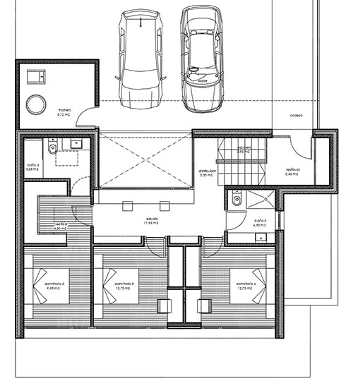 Planta baja vivienda en Montrove