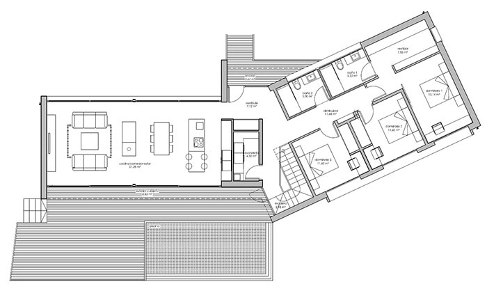 Planta vivienda en Ames