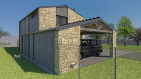 195-20 Vivienda unifamiliar en Narón