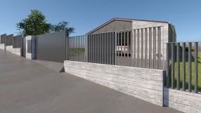 Vivienda en O Val, Narón. Cierre parcela