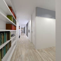 Vivienda en O Val, Narón.  Distribuidor