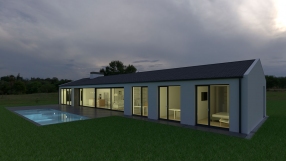 209-22 Exterior, vista Norte nocturna