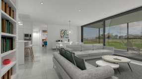 216-23 Vista interior estar-comedor