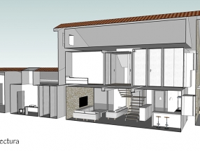 Anteproyecto rehabilitación vivienda en Malpica