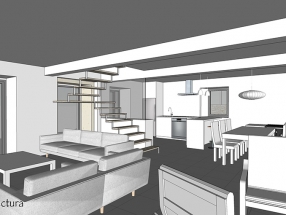 Anteproyecto rehabilitación vivienda en Malpica