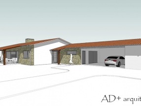 Vivienda en Berres, A Estrada