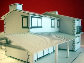 Vivienda en Broño, Oleiros (maqueta)