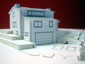 Vivienda en Broño, Oleiros (maqueta)