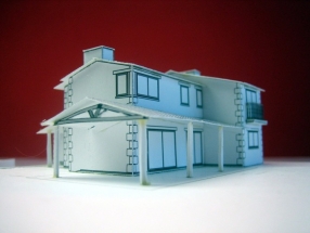 Vivienda en Broño, Oleiros (maqueta)