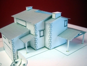 Vivienda en Broño, Oleiros (maqueta)