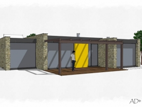 Vivienda en Bustelo, Teo (infografía)