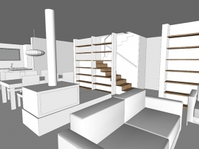 Vivienda unifamiliar Chao da Aldea, finca BC-R, Cabanas