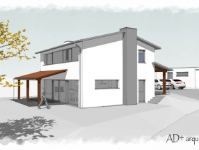 Vivienda en Callobre, Oza dos Ríos (infografía)