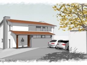 Vivienda en Callobre, Oza dos Ríos (infografía)