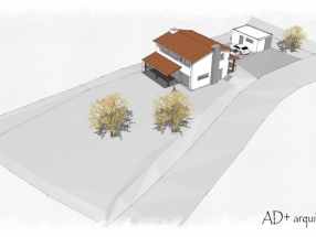 Vivienda en Callobre, Oza dos Ríos (infografía)