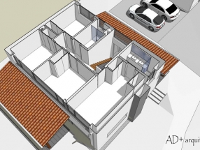 Vivienda en Callobre, Oza dos Ríos (infografía)