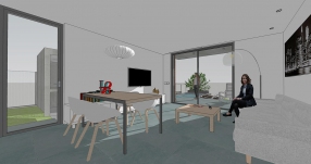 Vivienda en rúa Pardiñeiro, Oleiros