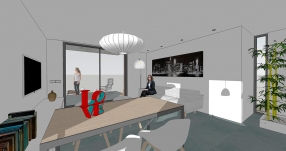 Vivienda en rúa Pardiñeiro, Oleiros