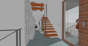 Vivienda en rúa Pardiñeiro, Oleiros