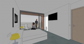 Vivienda en rúa Pardiñeiro, Oleiros