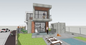 Vivienda en rúa Pardiñeiro, Oleiros