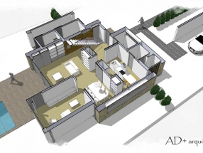 Vivienda en Pravio, Cambre