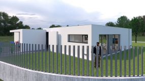 Vivienda Viuxe. Vista exterior Norte