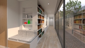 Vivienda Viuxe. Acceso/distribuidor