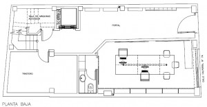 Planta Estudio Arquitectura, calle Falperra