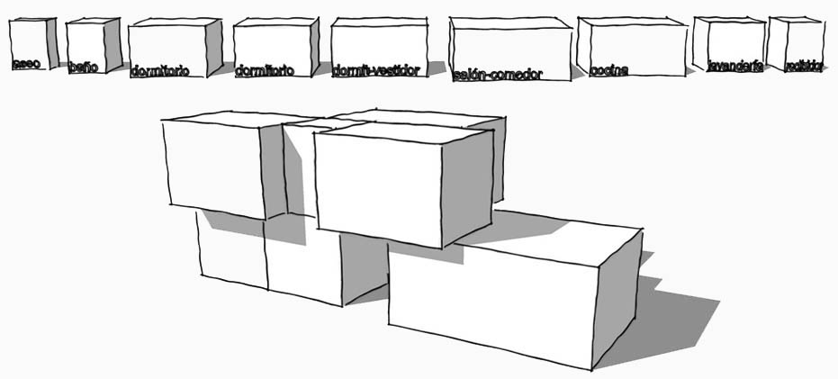 Composición vivienda modular