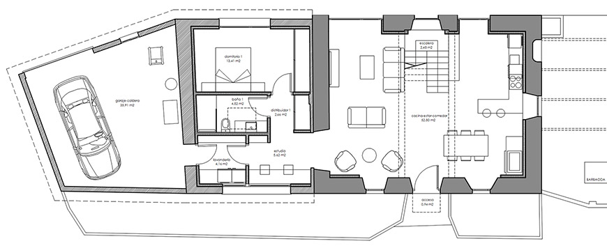 Planta de distribución rehabilitada