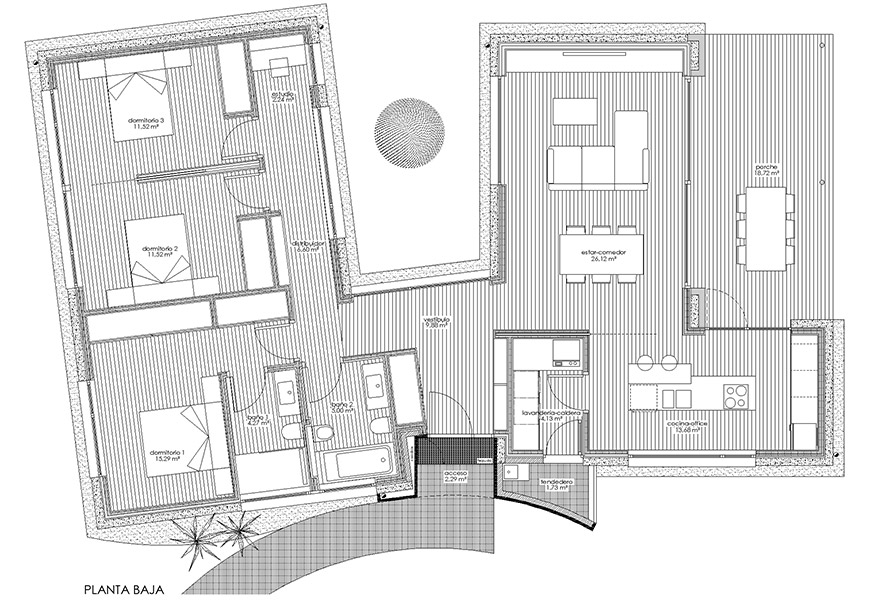 Planta de distribución Vivienda Covas