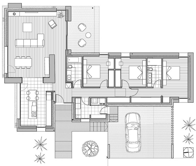 Planta distribución – AD+ arquitectura